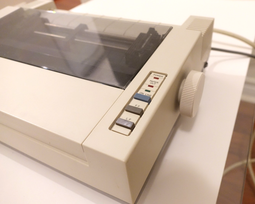 Vintage Roland Dot Matrix Impact Printer PR-1012 Parallel - Tested Working - Imagen 5 de 16