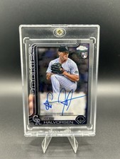 🔥 2025 Topps Chrome Auto Seth Halvorsen ROCKIES RC ON CARD 🔥