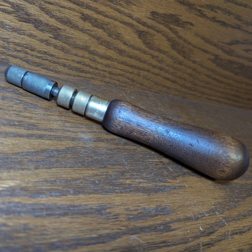 Antique Goodell Brothers Co – Spiral Wood Handle Screwdriver – USA - Oct 5, 1897 - Bild 1 von 18