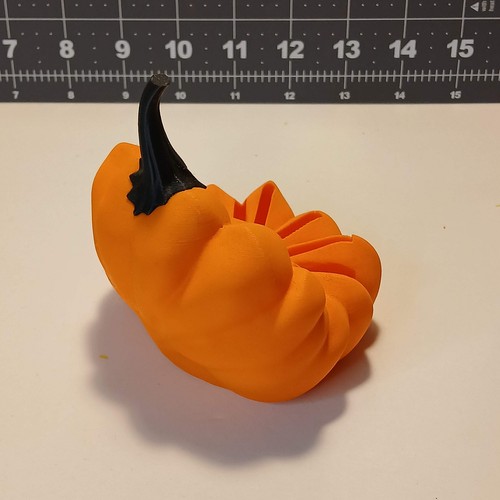 Portatarjetas de juego sofá calabaza impreso en 3D - Imagen 4 de 7