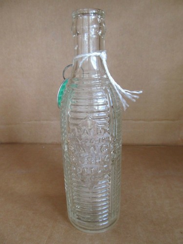 Vintage Orange Crush 6oz Soda Clear Ribbed Glass Bottle Pat 19 Ebay
