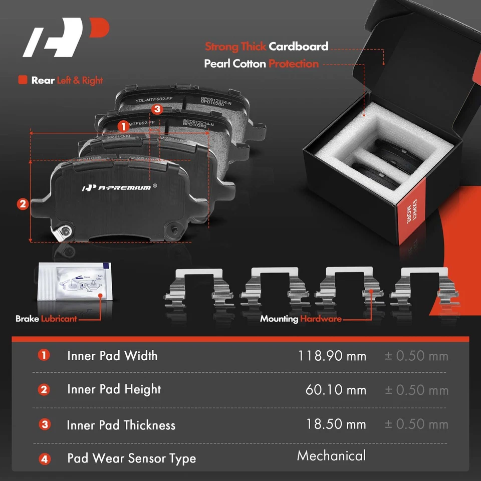 Rotor de freno delantero perforado y pastilla + pinza de freno para Chevrolet Malibu Pontiac G6 Foto 4 de 4