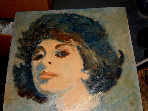 Gemälde Portrait einer Dame sign. Wucherer - Picture 5 of 5