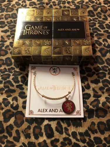 NWT ALEX AND ANI BRACELET * HBO GAME Of THRONES HEAR ME ROAR *  Box & Card - Picture 7 of 8