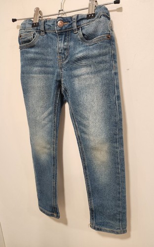 Lucky Brand Little Kids Size 4/5 Blue Jean Skinny Pants Adjustable Waist - Picture 4 of 8