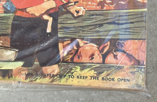 VERY RARE 1950's Children's FARM Pop Up Book NIP w Original Plastic Animals - Imagen 8 de 12