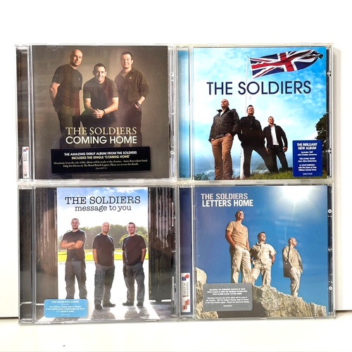 The Soldiers 4 CD Music Album Collection 63 Great Hit Tracks from the 2000s - Picture 1 of 3