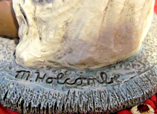 1988 M. Holcombe Kezia w/Baby Powder Figurine - Picture 15 of 17