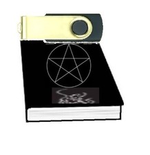 Occult rare Vintage Books on USB Wicca Magic Witchcraft Demonology