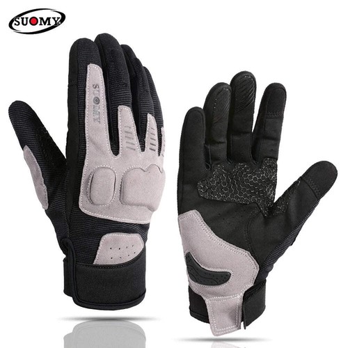 SUOMY Summer Breathable Motorcycle Gloves Men Touch Screen Motocross Guantes MTB - Picture 9 of 33