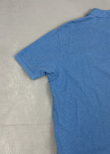 Camisa Polo Ralph Lauren Para Hombres XXL Azul Manga Corta Naranja Poni Rugby Golf - Imagen 6 de 13