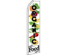 Organic Food King Size Swooper Flag (Hardware Not Included)
