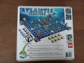 Lego 3851 Atlantis Treasure Game Limited Edition Box w/instructions INCOMPLETE