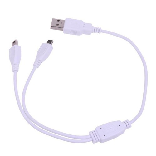 Multifunction 2 in 1 Charging Cable USB to Micro USB Mini-usb Charger Cable Cord - Zdjęcie 10 z 14
