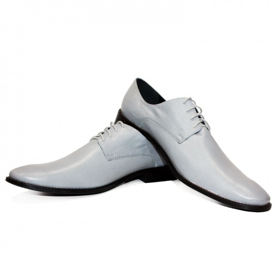 Mod. focusso-fatto a mano italiana Bianco Oxford Abito Scarpe-in cuoio liscio le Scarpe classiche da uomo Mod. focusso-fatto a mano italiana Bianco Oxford Abito Scarpe-in cuoio liscio le Scarpe classiche da uomo