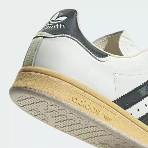 Sz 13 Adidas Stan Smith Superstan Off-White Cream Black Shoes Men's (FW6095) - Picture 4 of 5