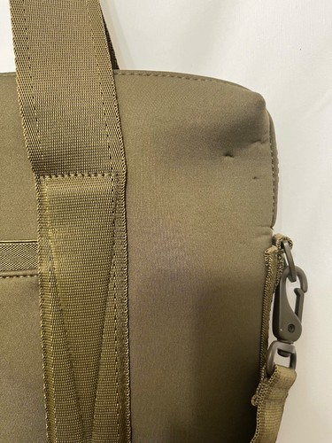 250036 Bag DAGNE DOVER Ryan Green Neoprene Crossbody Travel Brief Bag EUC  - Picture 5 of 11