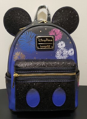 ?- Disney Loungefly Mickey Mouse Main Attraction 50th Collectible Backpack. NWT Disney Parks Mickey Mouse The Main Attraction 50th AV  main image 3