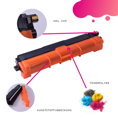 XXL Toner kompatibel für Brother TN-247 MFC-L3730CDN L3770CDW HL-L3210CW L3270cd - Photo 3/6