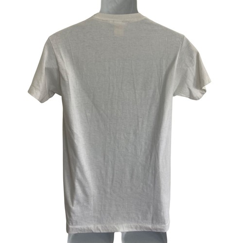 Vintage Alaska Railroad Graphic T Shirt White Large Single Stitch Paper Thin - Picture 4 of 7