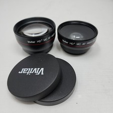 Vivitar HD4 MC AF High Def Converter Lenses .43x Wide Angle/2.2x Telephoto