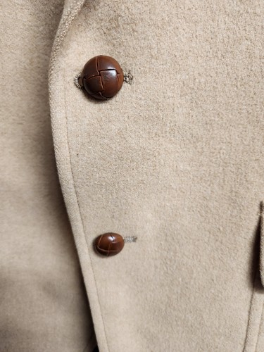 100% Camel Hair Men's Camel Color Sport Blazer Jacket, vintage Kenneth Downs LA - Picture 3 of 10