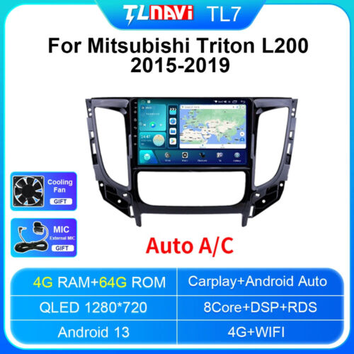 9 Inch Android Auto Carplay Car Player For Mitsubishi L200 Triton 2015-2019 GPS - Picture 28 of 40