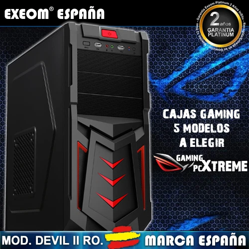 Ordenador Gaming Pc Sobremesa Intel Core i3 8GB DDR4 1TB SSD Wifi Windows Office - Imagen 4 de 4