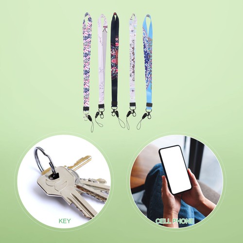 5 Pcs Keychain -Riemen Telefon Lanyard Dekorative Telefon-Lanyards - Afbeelding 9 van 12