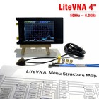 6.3GHz LiteVNA 3.95" Vector Network Analyzer HF VHF UHF Antenna Analyzer NanoVNA