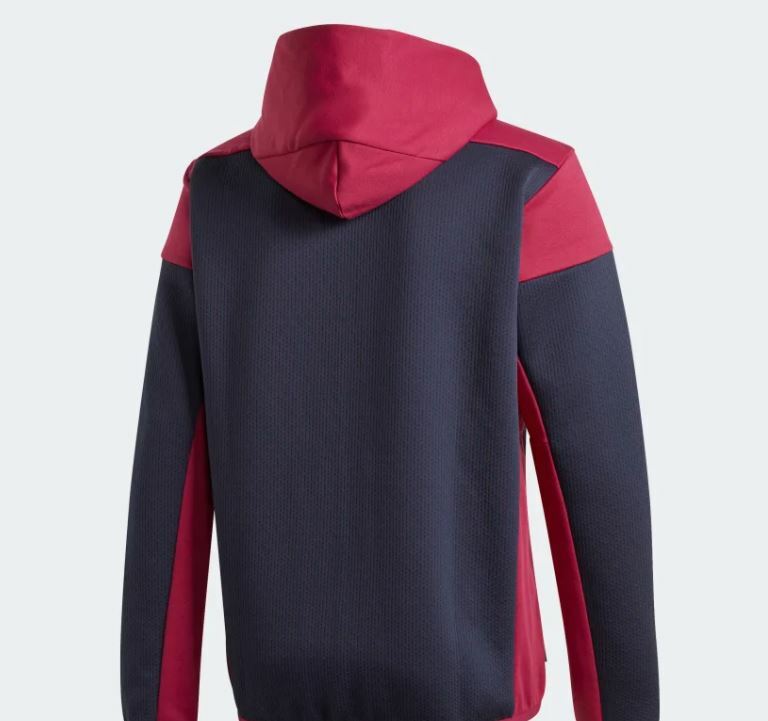 Adidas Z.N.E. Full zip hoodie Black Red Size S