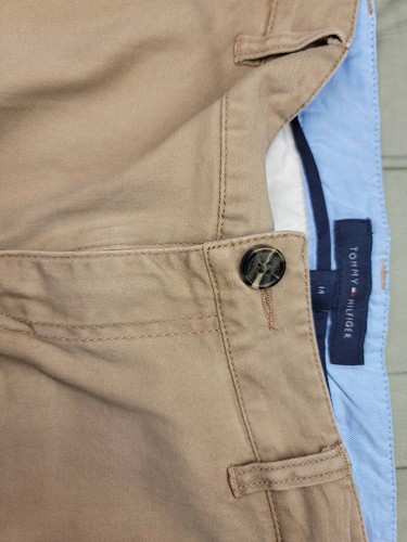 VINTAGE Kids size 14 Tommy Hilfiger khakis Elastic ankles - Picture 2 of 4