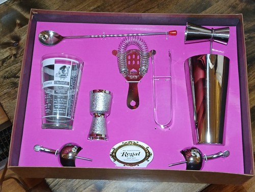 MCM Mr. Bartender Regal Bar Set Stainless Steel USA Rare Vintage NEW (OTHER) - Picture 10 of 23
