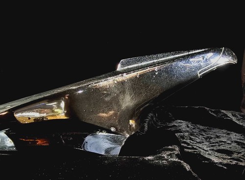 Oldtimer 1955 Chrysler 55 Mopar Flying Eagle Vogel Newport Motorhaubenverzierung - Bild 2 von 23