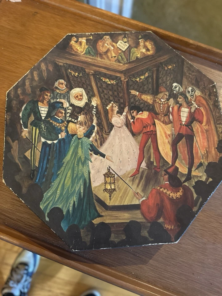 1966 Springbok Romeo and Juliet 八边形拼图 Tanya Moiseiwitsch 著 / 完整 — 第 2/4 张图片