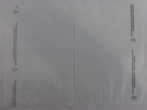 Qty-100-White-High-Density-Bags-8-5-034-x-11-034-Plastic-Merchandise-Shopping-Bag