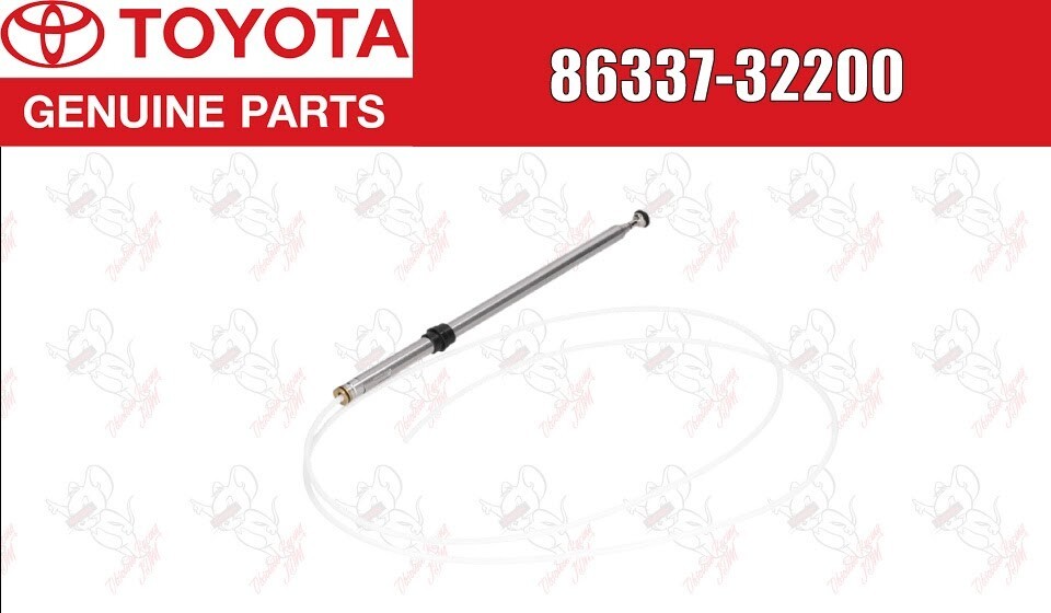 Toyota Lexus Antenna Mast w/Cable Rod Pipe Sealed 86337