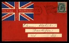 Mayfairstampst Canada 1898 Toronto Patriotic Flag That Braved Qv Flag Cancel Pos