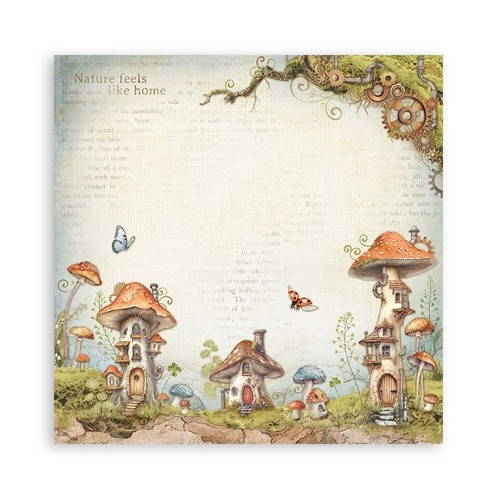 Stamperia HIDDEN GROVE - MAXI PAD - 12" X 12" Single Sided - 22 SHEETS - Picture 5 of 24