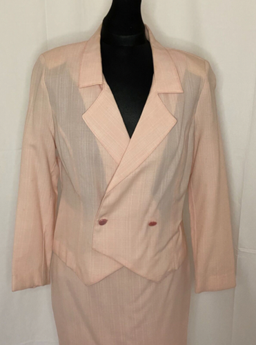 Country Casuals Baby Pink Formal Attire Business Suit Women 2pcs Size S - Picture 2 of 13