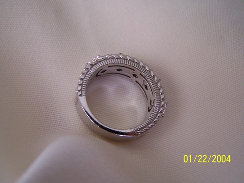 Sterling Silver 925  Cz's Channel Setting,   Size 5 1/2, Stunning!! - Bild 8 von 8