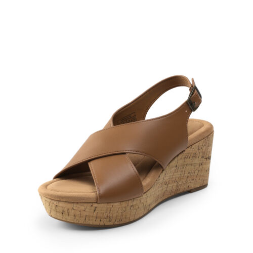 Women Casual Sandals Ankle Strap Open Toe Platform Wedge Sandals Dress Shoes - Picture 9 of 32