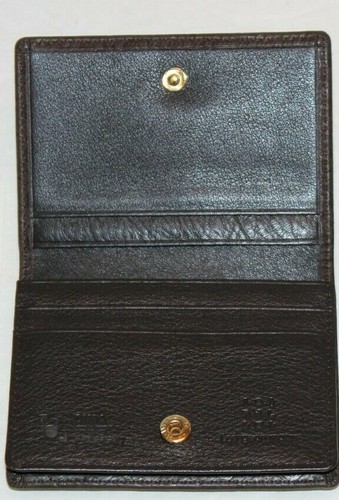 Billetera para tarjetas de visita Lee Geon Maan con patrones de cuero marrón unisex ¡ENVÍO GRATUITO! - Imagen 4 de 4