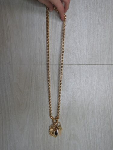 Vintage Joan Rivers 3 Herz austauschbare schwere Kabelkette viktorianische Halskette 30 Zoll - Bild 4 von 9