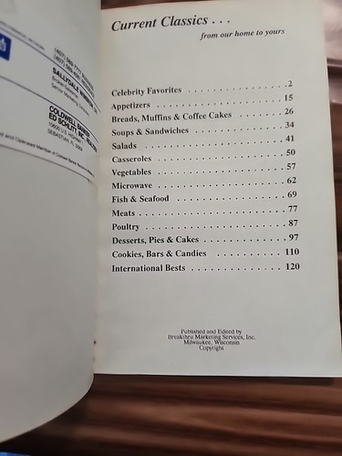 Coldwell Banker Cookbook Current Classics Paperback Current Classics Recipes - Bild 12 von 13