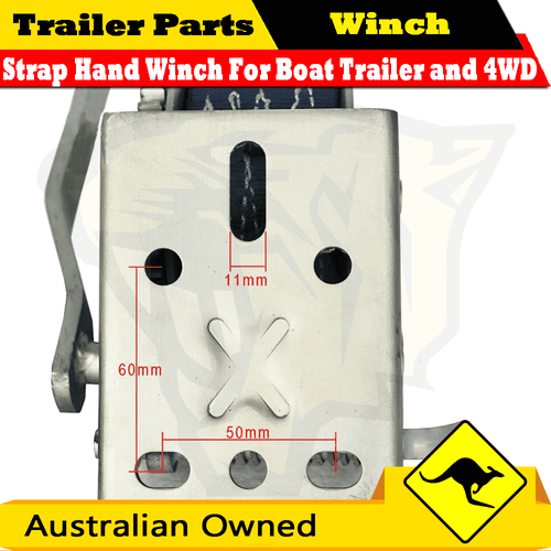 Authentic Superior 600KG Boat Hand Winch 3:1 mini CAR BOAT TRAILER HAND WINCH - Picture 5 of 5