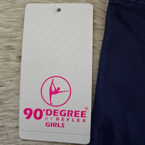 90 DEGREE by REFLEX Girls Cropped Striped Leggings SELECT SIZE & COLOR NEW - Picture 49 of 50