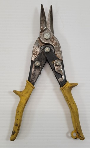Q) Mixed Lot 2 Straight Cutting Aviation Snips Wiss with Holster - Picture 7 of 10