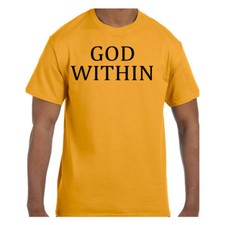 Christian Religious Faith Jesus Tshirt God Within