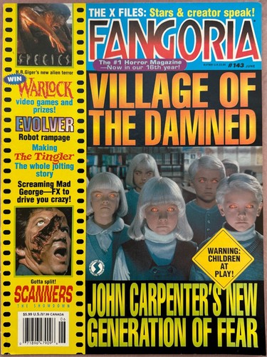 Lot of 5 Fangoria Magazines 140, 141, 143, 144, 146 Barker, Carpenter, Horror - Picture 6 of 11